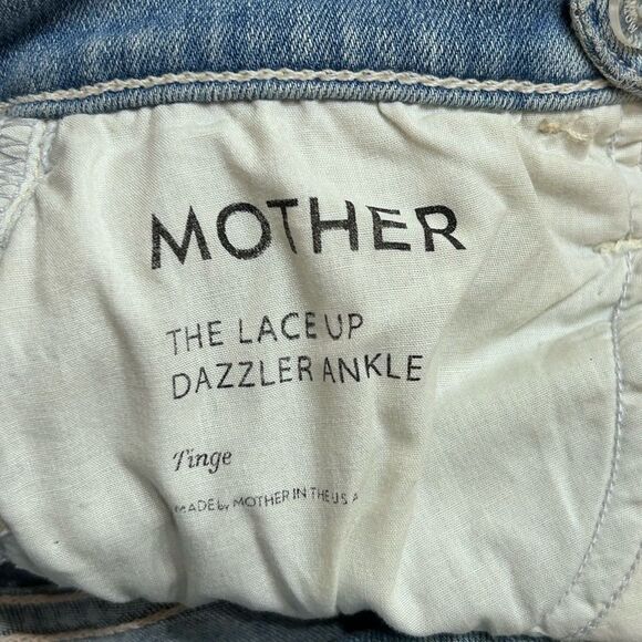 MOTHER DENIM The Lace Up Dazzler Ankle Jeans - Picture 8 of 12